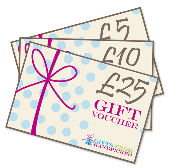 voucher for gifts from handpicked
